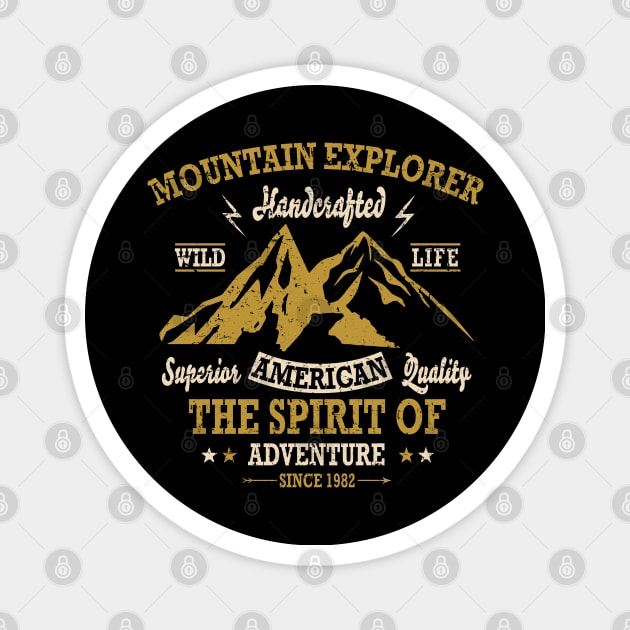 Mountain Explorer Magnet by JakeRhodes